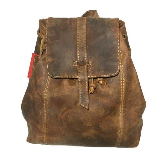 Vintage Leather Backpack - MI210