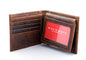 Vintage Leather Bi-Fold Hipster Wallet - ZB27