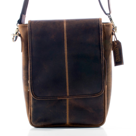 Vintage Leather Shoulder Bag - ZP03