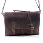 Vintage Leather Shoulder Bag Briefcase - ZP11